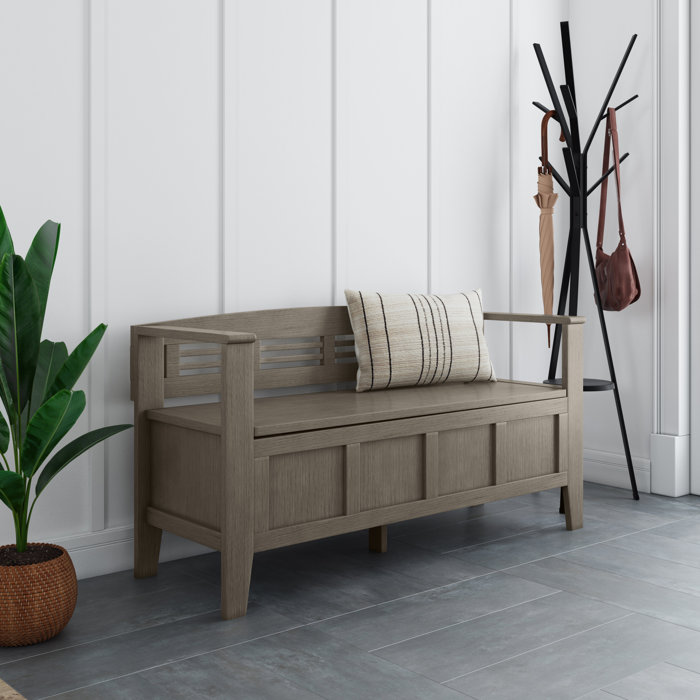 Glossop Wood Flip Top Storage Bench Glossop Solid Wood Flip Top Storage Bench & Reviews | Joss & Main